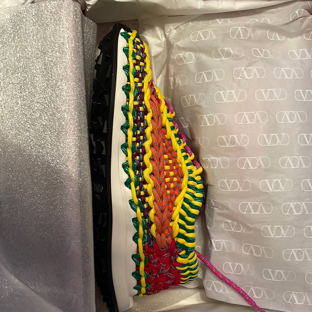 Authentic Valentino Crochet Sneakers 7.5 (mens) 9.5 (womens)